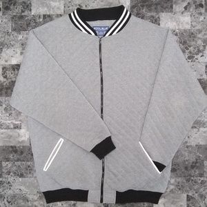 Men's Quilted Bomber Jacket
